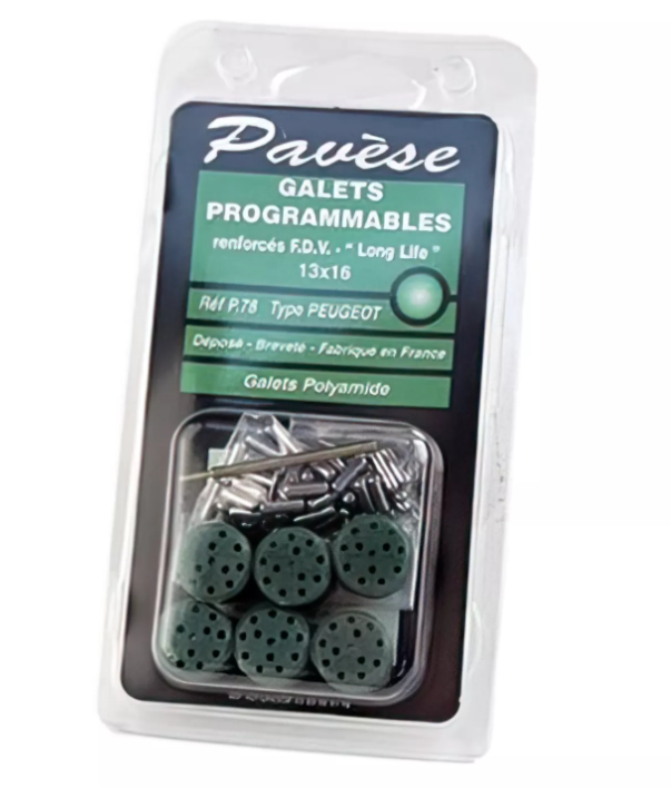 Set adjustable variator rollers 16x13 mm