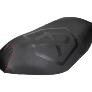 Seat Cover with Logo - Black/Red - Piaggio Zip / Zip 2000 SP