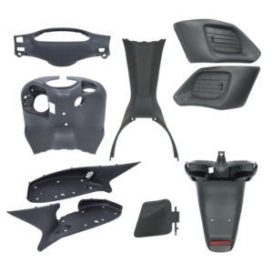 Inner Fairing Set DMP - Gilera Runner (Up to 2005) / 9-Piece Kit / Black