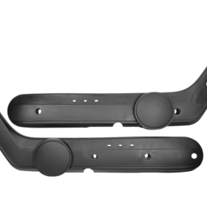 Side Cover Set DMP (Without Emblems) - Black - Piaggio Ciao Mono