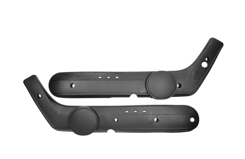 Side Cover Set DMP (Without Emblems) - Black - Piaggio Ciao Mono