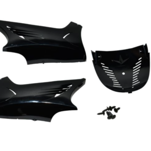 Lower Spoiler DMP with Bolt Kit - Black (Unpainted) - Yamaha Aerox / MBK Nitro