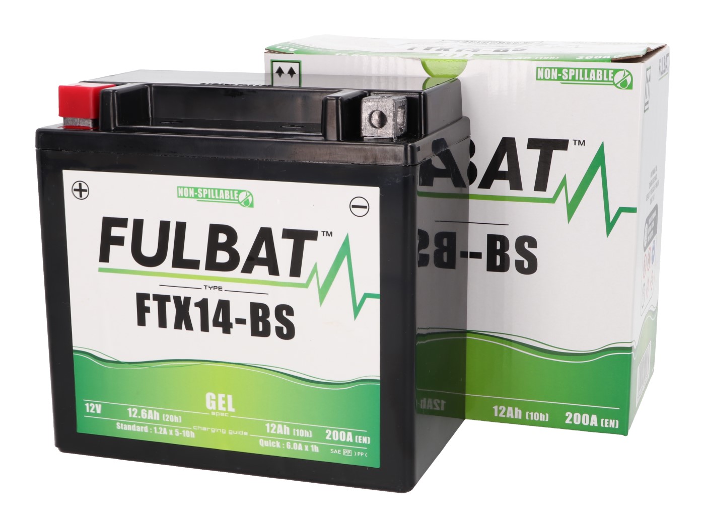 Battery Fulbat FTX14-BS GEL 12V 12Ah 200A