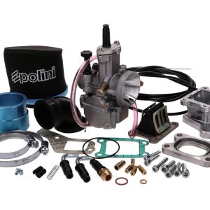 Carburettor kit Polini 30 mm with reed valve intake system – Vespa PX / Cosa / Rally / Sprint / Super / LML Star