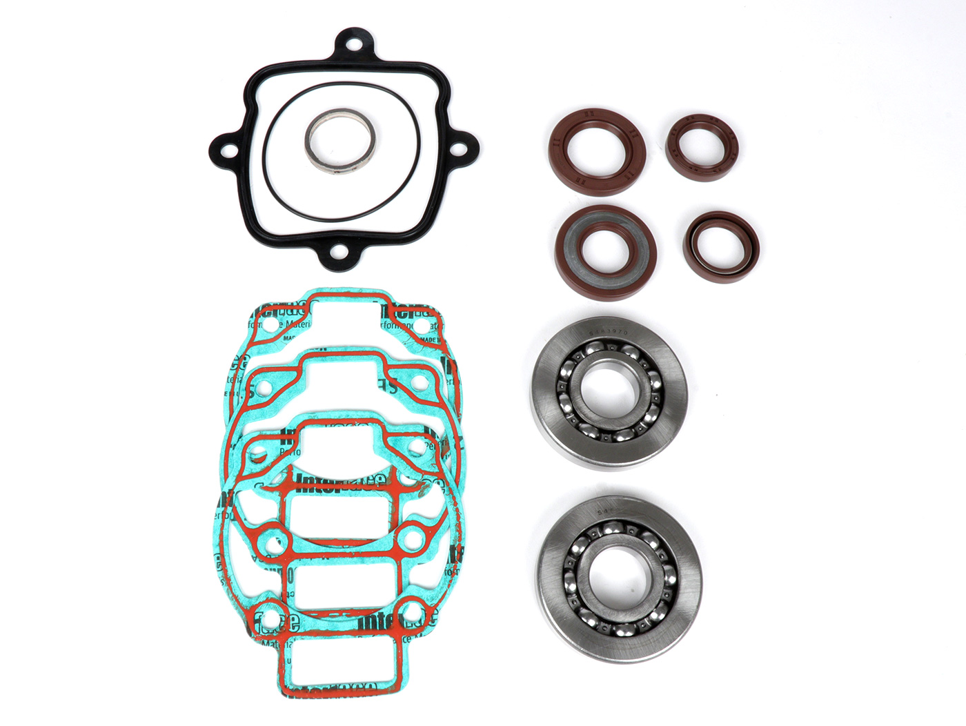Engine rebuild kit BGM PRO FKM/Viton – Piaggio 125–180cc 2T AC/LC