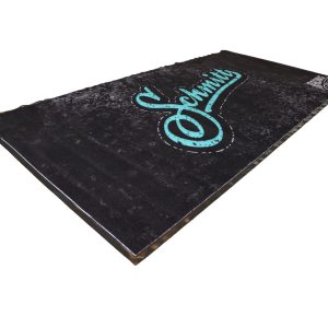 Workshop / service mat Schmitt Turquoise 200 x 100 cm