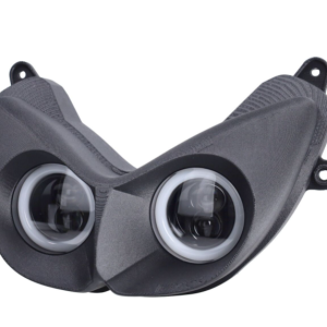 Front LED light EVOK Iron Double Angel Eye – Yamaha Aerox / MBK Nitro 1997–2006