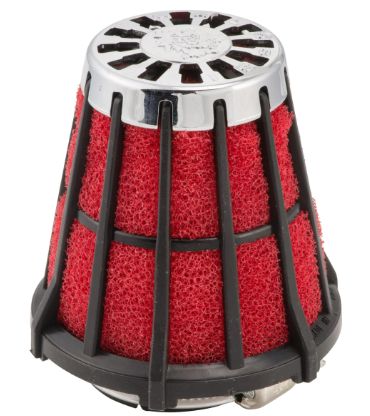 Air filter Malossi Racing E5 Mikuni 40 mm black / red