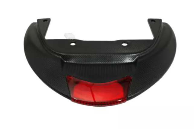 Rear Spoiler TNT Black with Light – Piaggio Zip 50 / 125cc 2T / 4T 2000–2024
