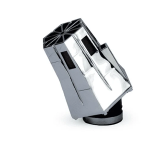 Športni zračni filter Carenzi 45° Ø35/28 mm – krom