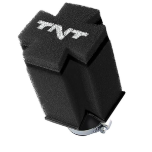 Športni zračni filter TNT Cross 0° Ø28/35 mm – črn