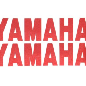 Nalepka Yamaha rdeča – 2-delni komplet za spodnje plastike Yamaha Aerox