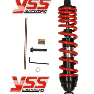 Shock absorber YSS Hybrid-S Comfort 300 mm red/black – Minarelli / Peugeot V-Click
